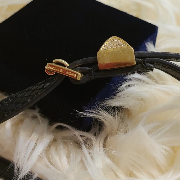 MK Belt Leather Bracelet - Picture 2 of 3